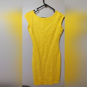 Ivivi Women's Size Large Vibrant Yellow Dress